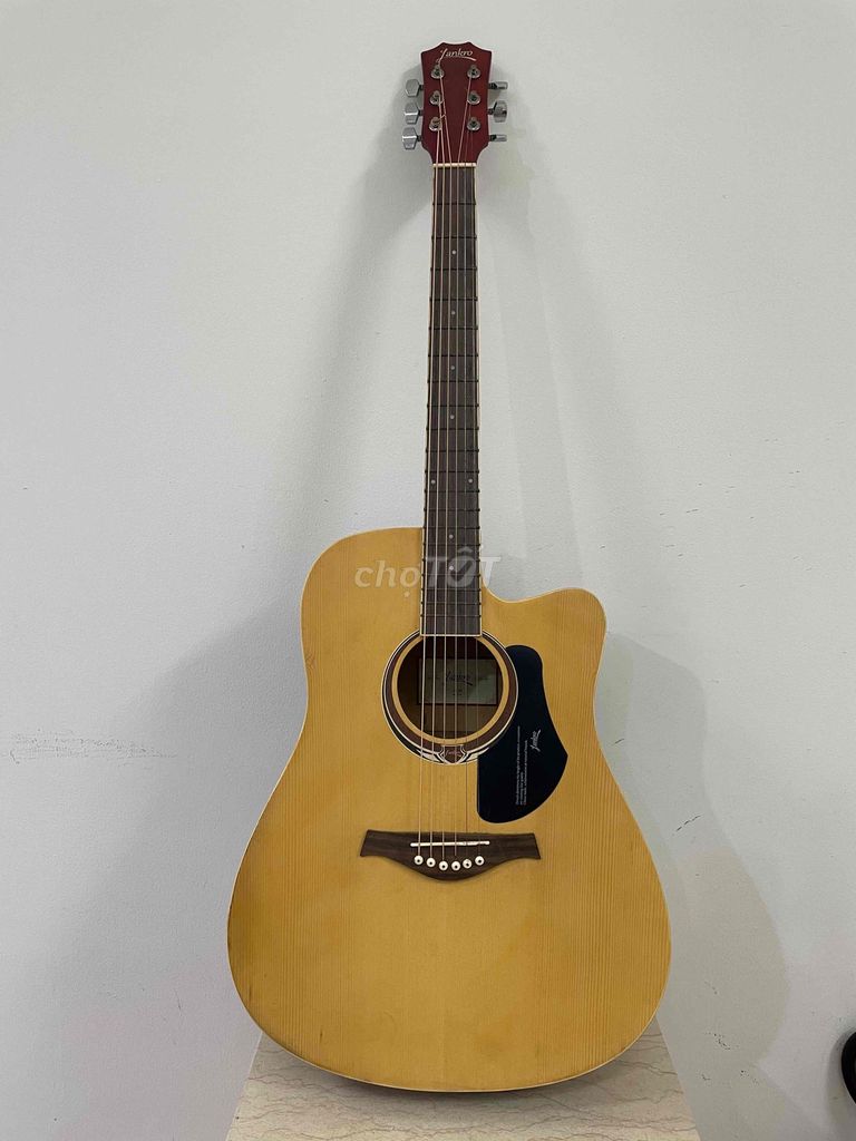 Đàn guitar Jankro gỗ Nâu đỏ. Mua bán Nhạc cụ tại Quận 5 Tp Hồ Chí Minh được đăng bởi A Thanh hình 1