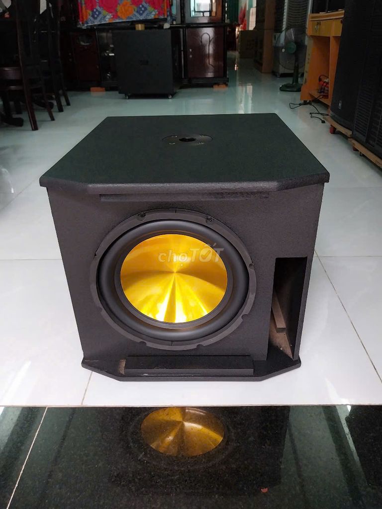 Sub điện bass 30 lòng vàng Martin vỏ sơn đen-new