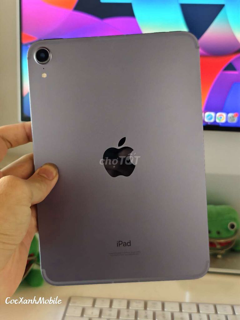 Apple iPad Mini 6 Tím 64GB 5G. Mua bán Máy tính bảng tại Quận Liên Chiểu Đà Nẵng được đăng bởi Minh Hiệp CócXanhMobile hình 1