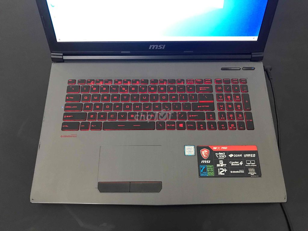MSI GV72 7RD (Core i7-7700HQ, 12GB, 128G, 1TB, VGA. Mua bán Laptop tại Quận Gò Vấp Tp Hồ Chí Minh được đăng bởi Duy Anh hình 7