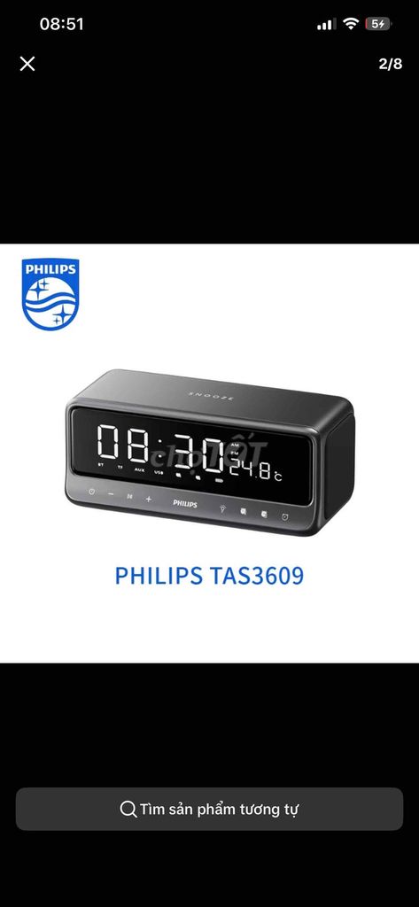 Loa Bluetooth Philips TAS3609 Đen Mới 99%. Mua bán Tivi, Âm thanh tại Quận Sơn Trà Đà Nẵng được đăng bởi Dũng hình 1