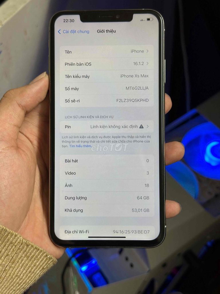 Xsm 64gb màn lô ios 16. Mua bán Điện thoại tại Quận Hai Bà Trưng Hà Nội được đăng bởi Nguyễn Tuấn Anh hình 1