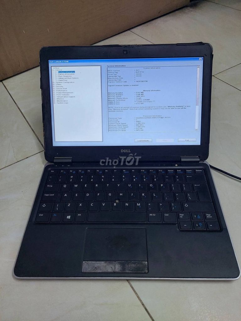 Dell E7240 i5-4300U DDR3L mSATA SSD Xám. Mua bán Laptop tại Thành phố Biên Hòa Đồng Nai được đăng bởi Hội Đồ Điện Tử hình 1