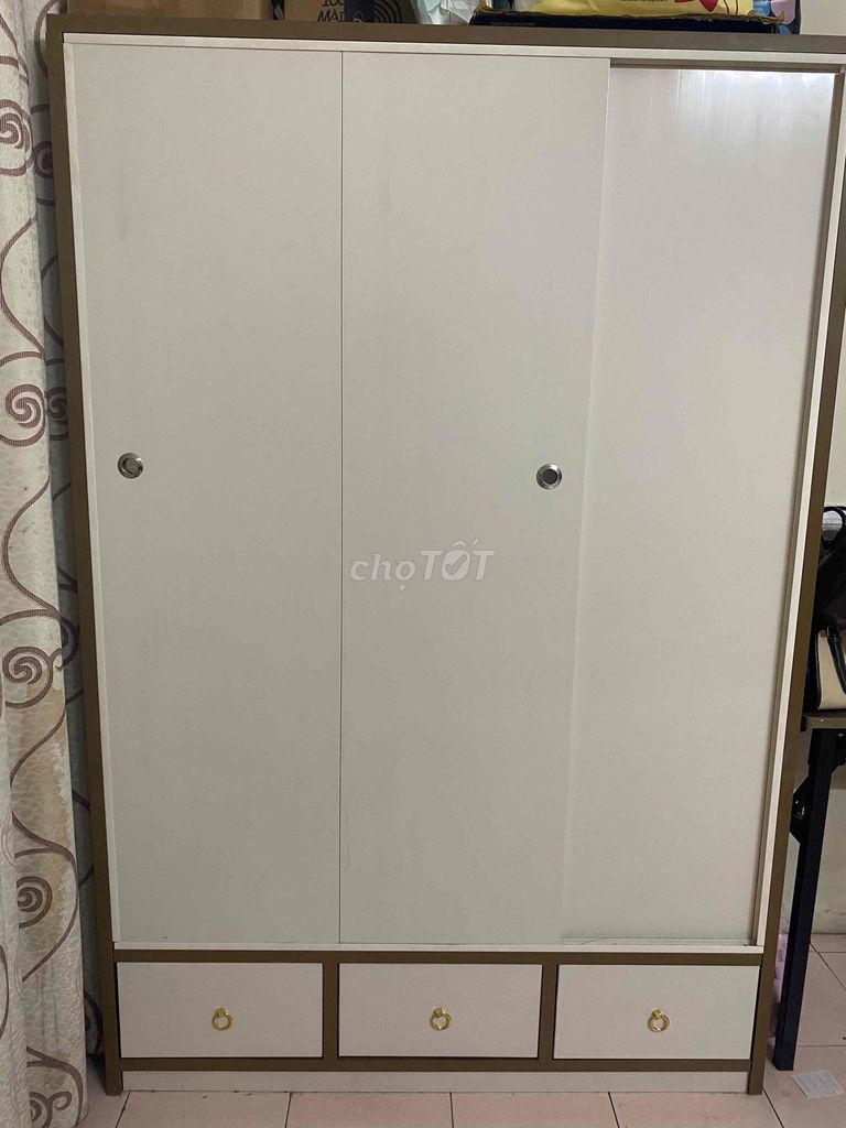 Tủ quần áo nhựa cửa kéo 3 ngăn. Mua bán Tủ, kệ gia đình tại Quận Đống Đa Hà Nội được đăng bởi Oanh hình 1