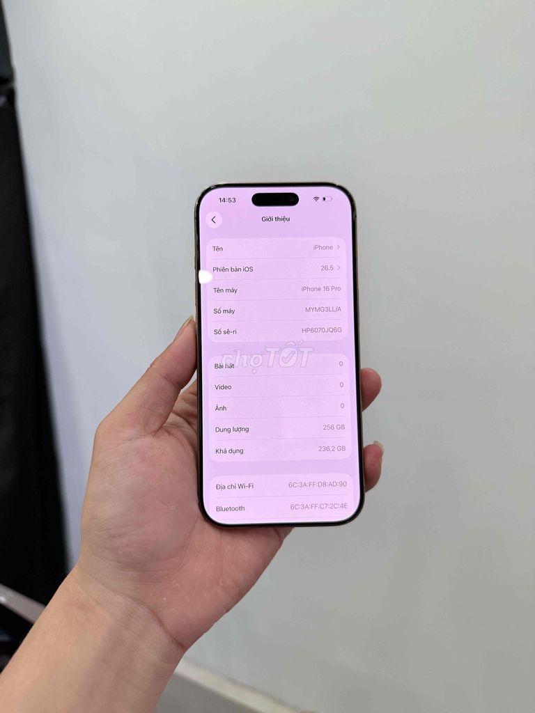 iPhone 16 Pro 256GB Titan Sa Mạc Zin Nguyên Cây. Mua bán Điện thoại tại Quận Đống Đa Hà Nội được đăng bởi Tùng Táo Hanoi Mobile hình 1