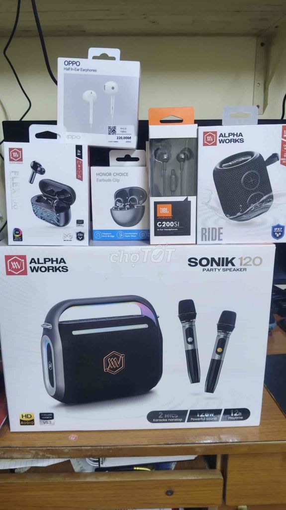 LOA KARAOKE MINI ALPHA WORKS SONIK 120. Mua bán Tivi, Âm thanh tại Quận Bình Thạnh Tp Hồ Chí Minh được đăng bởi THÁI HOME hình 2