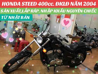 HONDA  STEED 400.ĐK 2004.ODO 32K.XE ZIN CHINHS CHỦ. Mua bán Xe máy tại Quận Phú Nhuận Tp Hồ Chí Minh được đăng bởi MOTO LUU THANH HAI  77A