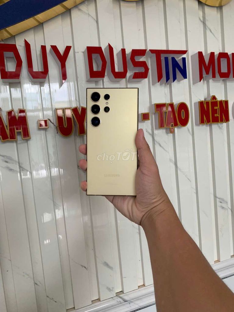 Samsung S24 Ultra 5G 12GB/256GB Vàng,có bán góp. Mua bán Điện thoại tại Thành phố Cà Mau Cà Mau được đăng bởi Duy Dustin Mobile hình 1