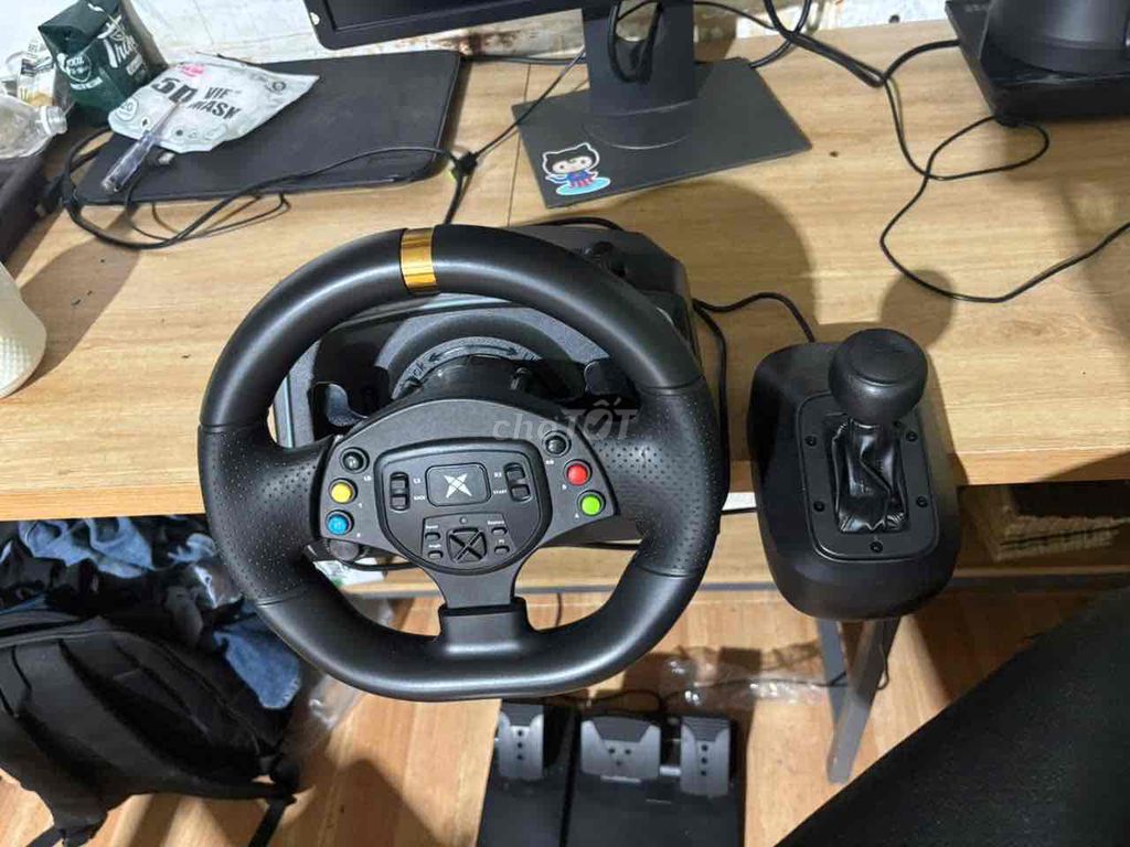 Vô lăng chơi game GOG R808 Đen Đã sử dụng. Mua bán Thiết bị chơi game tại Quận Cẩm Lệ Đà Nẵng được đăng bởi Võ quốc tây hình 1