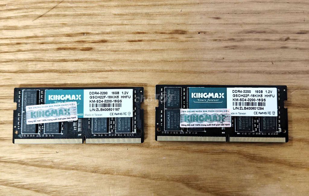 RAM Kingmax DDR4-3200 16GB Taiwan. Mua bán Linh kiện (RAM, Card...) tại Huyện Đông Anh Hà Nội được đăng bởi Trần công hình 1