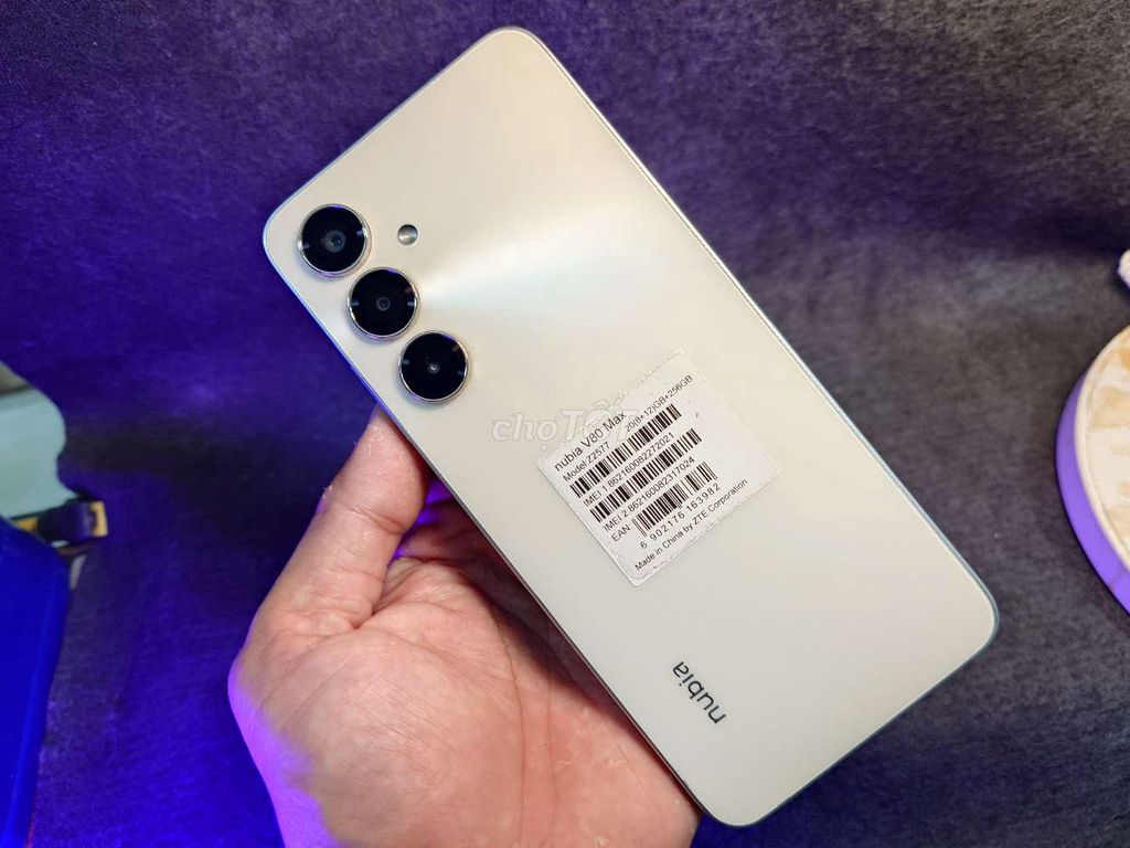 TlyNubia V80 Max 256GB 8+12GB/256GB CTY pin 6000. Mua bán Điện thoại tại Quận Hoàng Mai Hà Nội được đăng bởi VANH AT Mobile Hitech 766 Trương Định HN hình 1