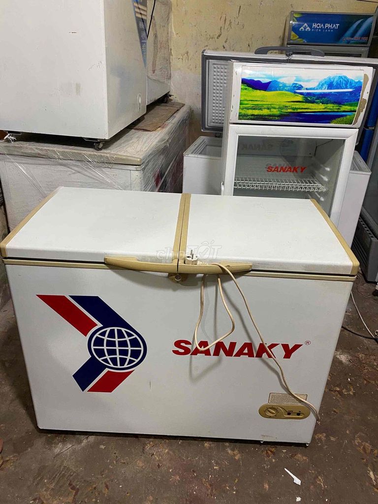 Tủ đông Sanaky 350L 2 ngăn Đông mát cũ. Mua bán Tủ lạnh tại Quận Thanh Xuân Hà Nội được đăng bởi Gia bảo hình 1