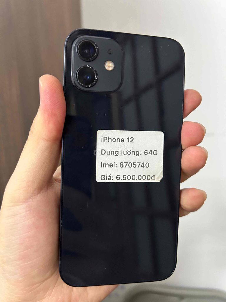 iPhone 12 64GB Đen máy đẹp keng chuẩn zin. Mua bán Điện thoại tại Thành phố Buôn Ma Thuột Đắk Lắk được đăng bởi Nguyễn Hoàng hình 1