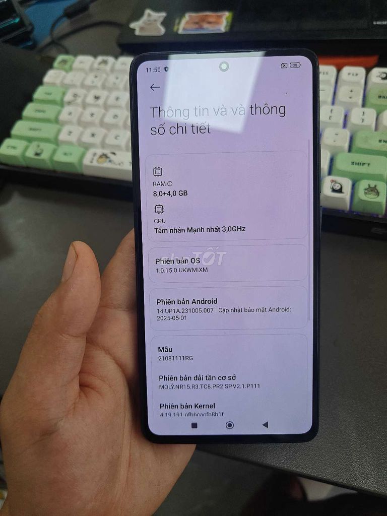 Xiaomi 11T 8GB/128GB. Mua bán Điện thoại tại Quận 12 Tp Hồ Chí Minh được đăng bởi Điện Thoại Giá Tốt hình 1