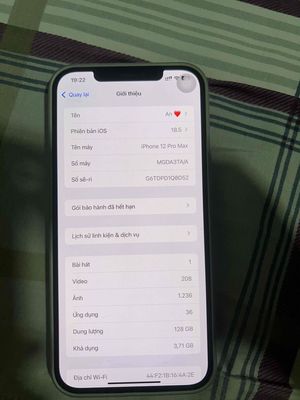 Iphone 12 pro max. Mua bán Điện thoại tại Quận Thanh Khê Đà Nẵng được đăng bởi Trí Hoàng