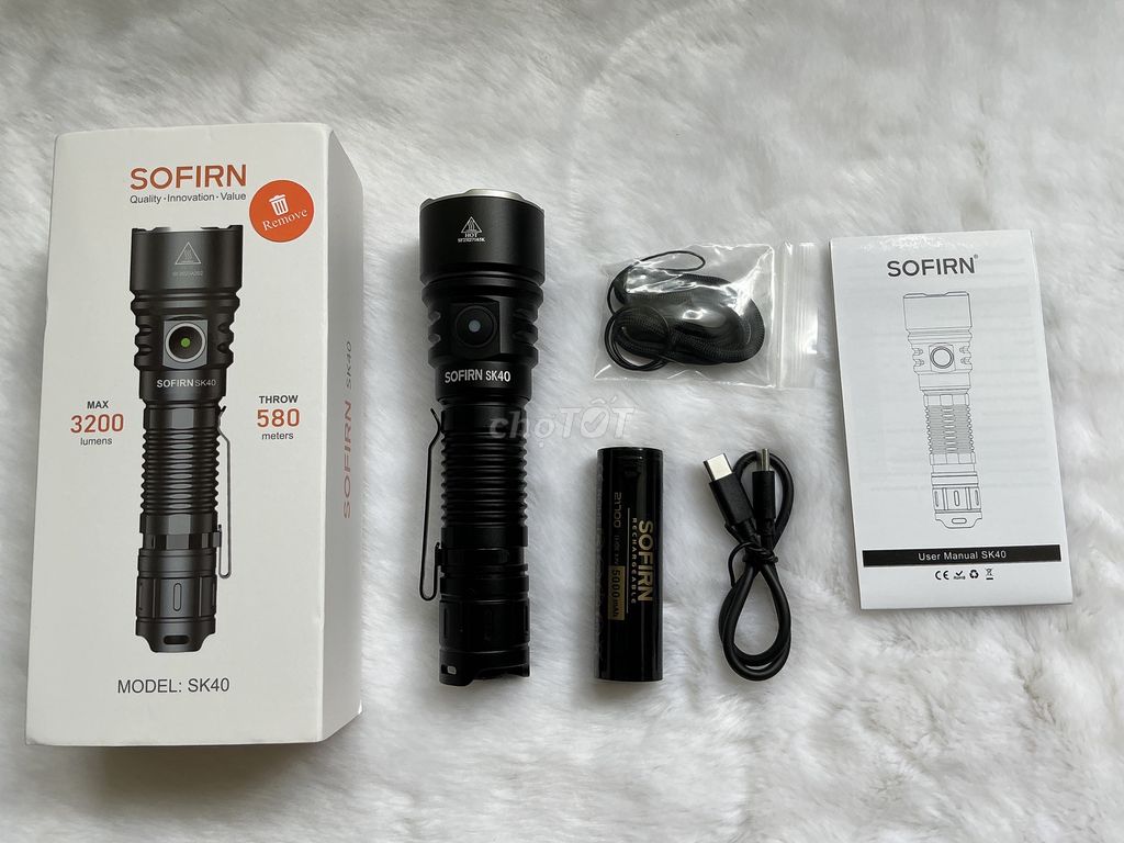 Đèn pin led siêu sáng Sofirn SK40 3200 Lumens 580m. Mua bán Đèn tại Quận 8 Tp Hồ Chí Minh được đăng bởi Khoa hình 1