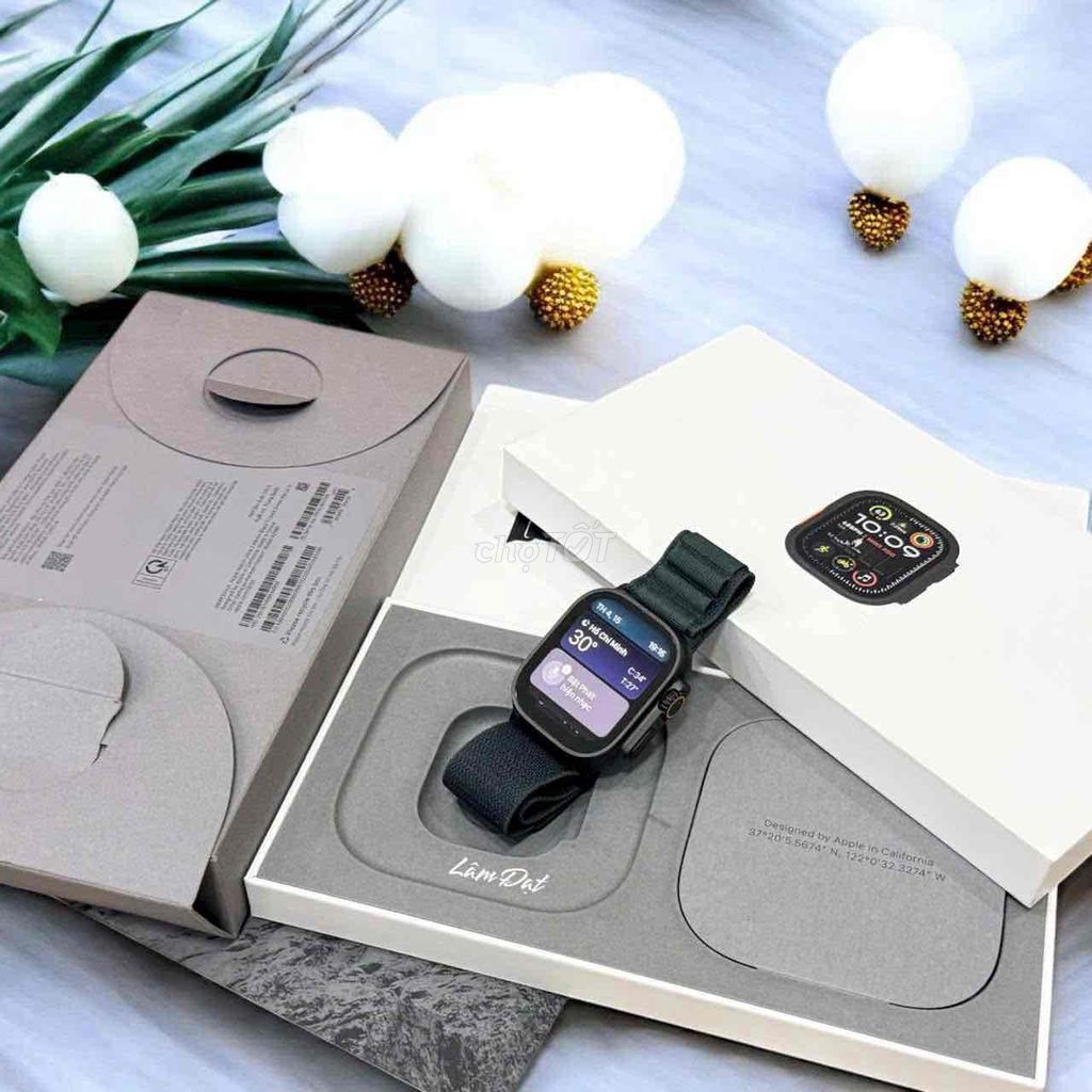 AppleWatch Ultra2 đen vn/a pin100 bht6/2026fullbox. Mua bán Thiết bị đeo thông minh tại Quận 3 Tp Hồ Chí Minh được đăng bởi Nam Á Mobile hình 1