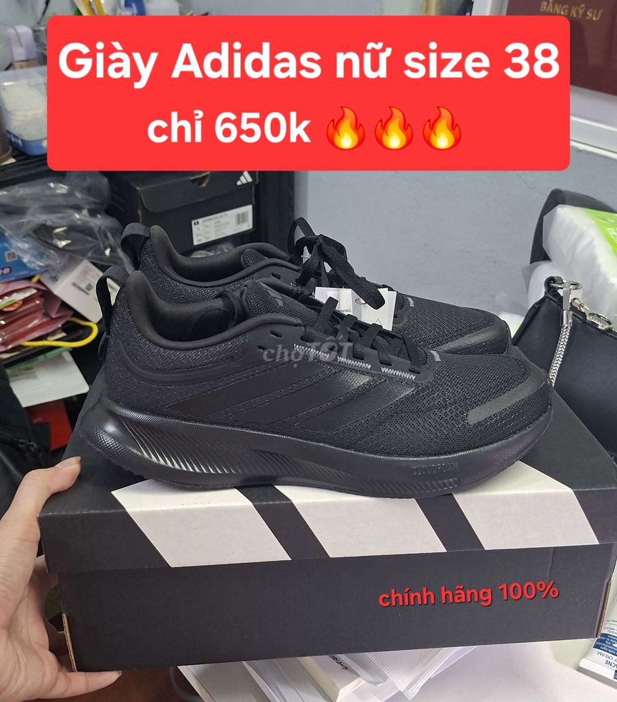 Giày thể thao Adidas size 38. Mua bán Giày dép tại Huyện Thanh Trì Hà Nội được đăng bởi Hằng Nguyễn hình 1