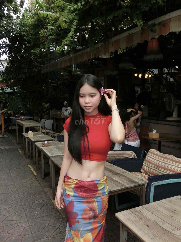 Chân váy nữ voan hoa văn. Mua bán Quần áo tại Huyện Nhơn Trạch Đồng Nai được đăng bởi Lê Ngọc Diệu hình 1