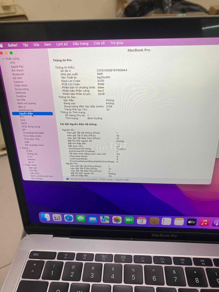 macbook pro 2016 i5 ram 8 ssd 128 màn 13inh. Mua bán Laptop tại Quận Hoàng Mai Hà Nội được đăng bởi Mac98 hình 3
