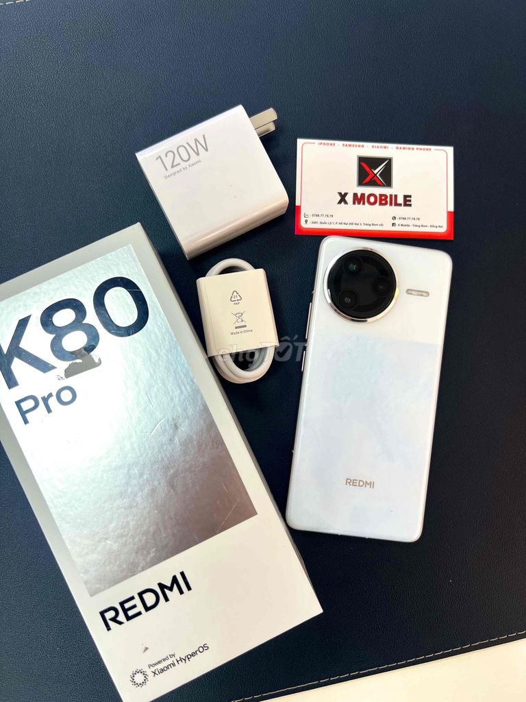 XIAOMI K80 PRO 12/256G LIKE NEW FULL BOX 5G 2S. Mua bán Điện thoại tại Huyện Trảng Bom Đồng Nai được đăng bởi X Mobile Trảng Bom hình 1