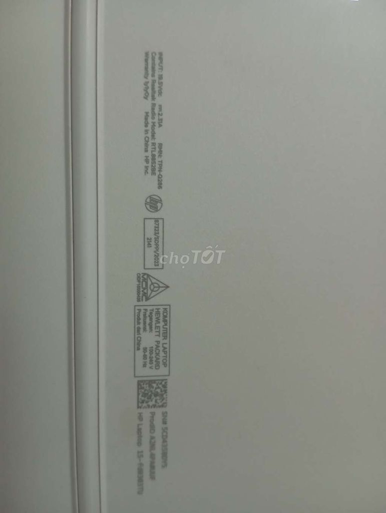 HP Laptop 15-dw0xxx Core i3 Vàng. Mua bán Laptop tại Quận Bình Thạnh Tp Hồ Chí Minh được đăng bởi Phạm Lý Minh Trí hình 1