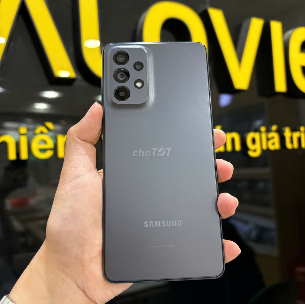 Samsung A73 5G 128GB đẹp full cn. Mua bán Điện thoại tại Quận Thanh Khê Đà Nẵng được đăng bởi Alovietstore Đà Nẵng hình 1