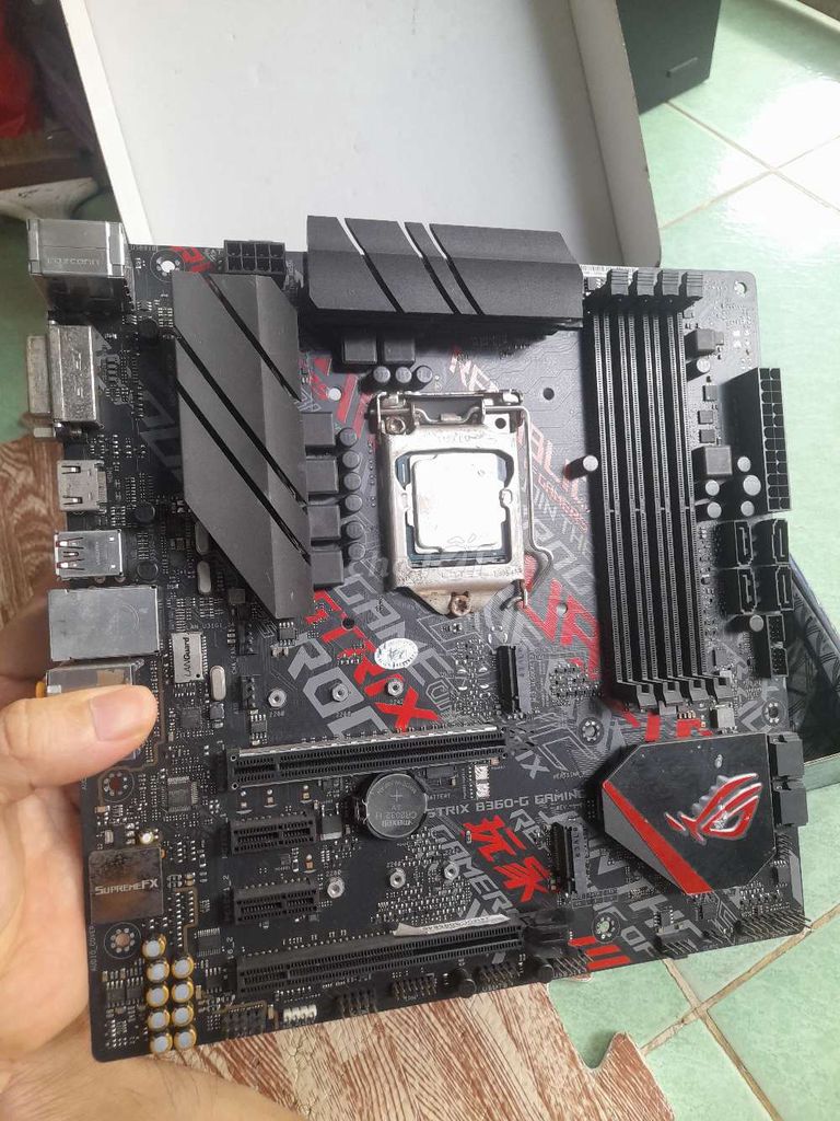 Asus Strix B360-G Gaming i5 8400. Mua bán Linh kiện (RAM, Card...) tại Thành phố Cà Mau Cà Mau được đăng bởi Máy tính 2nd Cà Mau hình 1