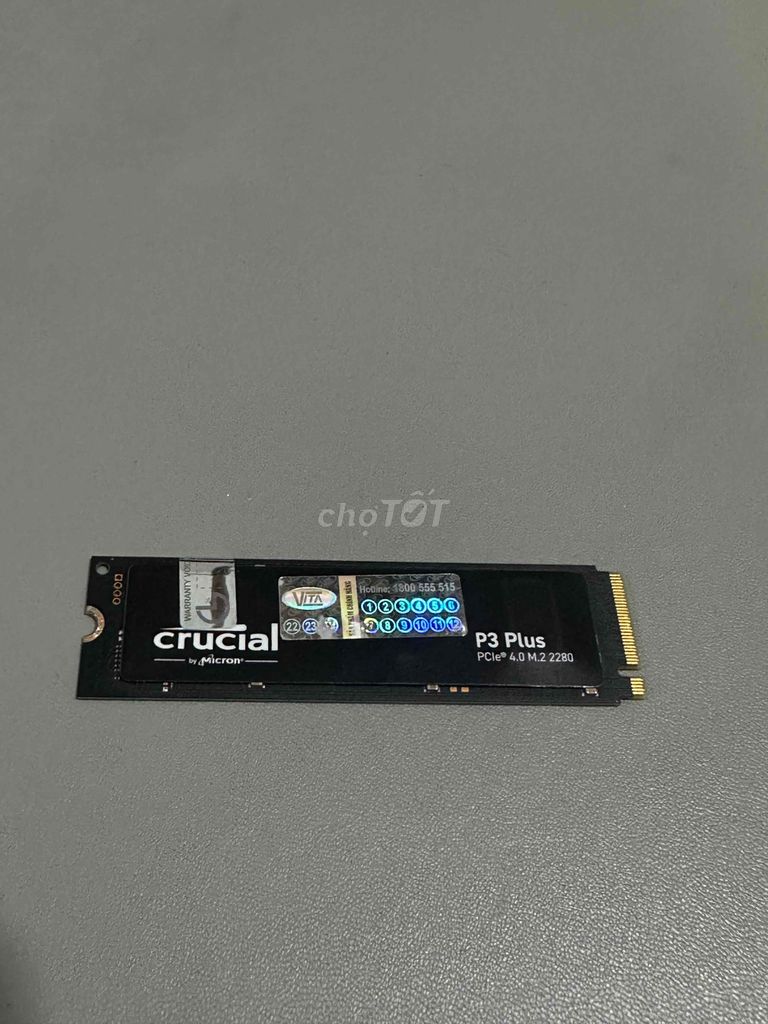 PASS SSD Crucial P3 Plus 512GB PCIe 4.0 M.2. Mua bán Linh kiện (RAM, Card...) tại Quận Bình Thạnh Tp Hồ Chí Minh được đăng bởi Tiến Đạt hình 1