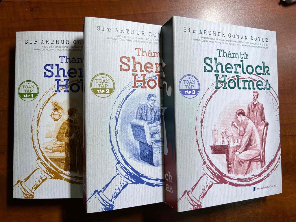 bộ sách Sherlock Holmer 3 cuốn