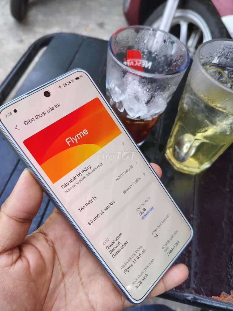 Meizu Lucky 08 12gb/255gb quốc tế . Mua bán Điện thoại tại Huyện Hóc Môn Tp Hồ Chí Minh được đăng bởi Phong  hình 1