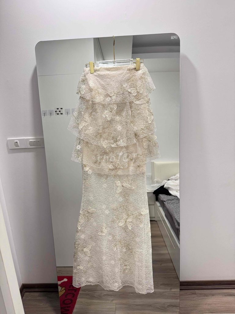 Váy Nữ Xếp tầng dài size S. Mua bán Quần áo tại Thành phố Bắc Giang Bắc Giang được đăng bởi T Thuong hình 1
