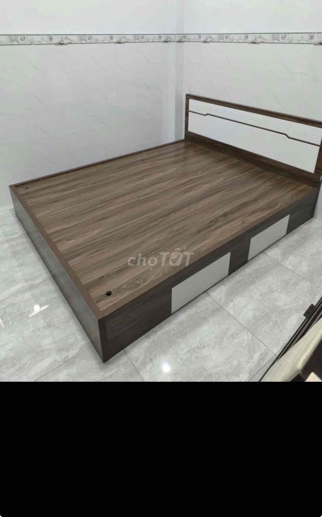 Giường ngủ 1m6 x 2m. Mua bán Giường, chăn ga gối nệm tại Thành phố Thuận An Bình Dương được đăng bởi xưởng nhựa đài loan hình 1