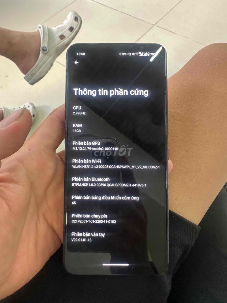 ROG Phone 5s ram 16 256GB Đen. Mua bán Điện thoại tại Quận 8 Tp Hồ Chí Minh được đăng bởi Hoàng Xanh SM hình 1