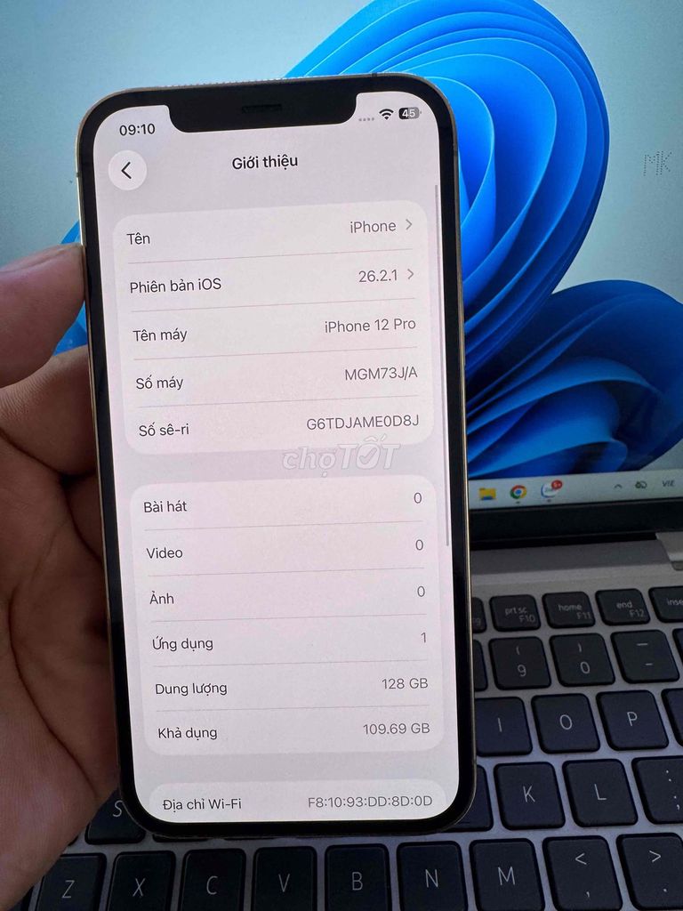 Apple iPhone 12 Pro 128GB Vàng 80%. Mua bán Điện thoại tại Quận 6 Tp Hồ Chí Minh được đăng bởi QUỐC THIÊN BÁN GÓP 0 ĐỒNG  hình 1