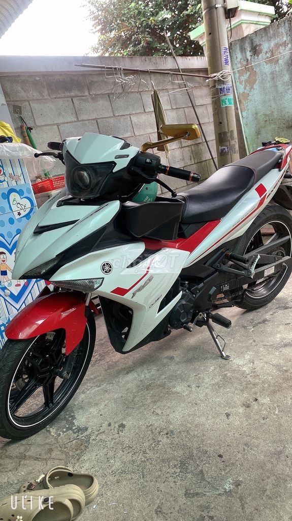 Yamaha Exciter 150 Trắng đỏ Đã sử dụng. Mua bán Xe máy tại Thị xã Tân Uyên Bình Dương được đăng bởi Việt phương  hình 1