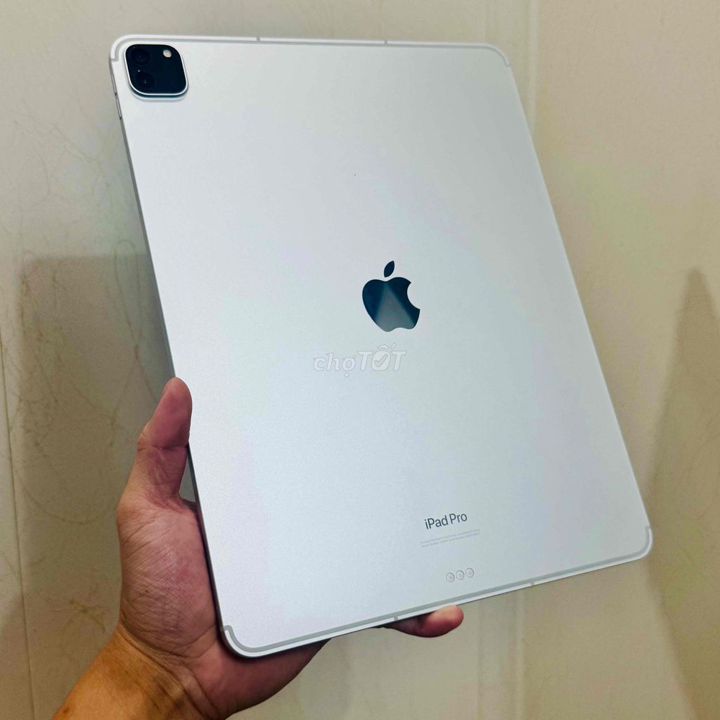 ipad pro 12.9" m2 silver 128 wifi 5g pin 100%