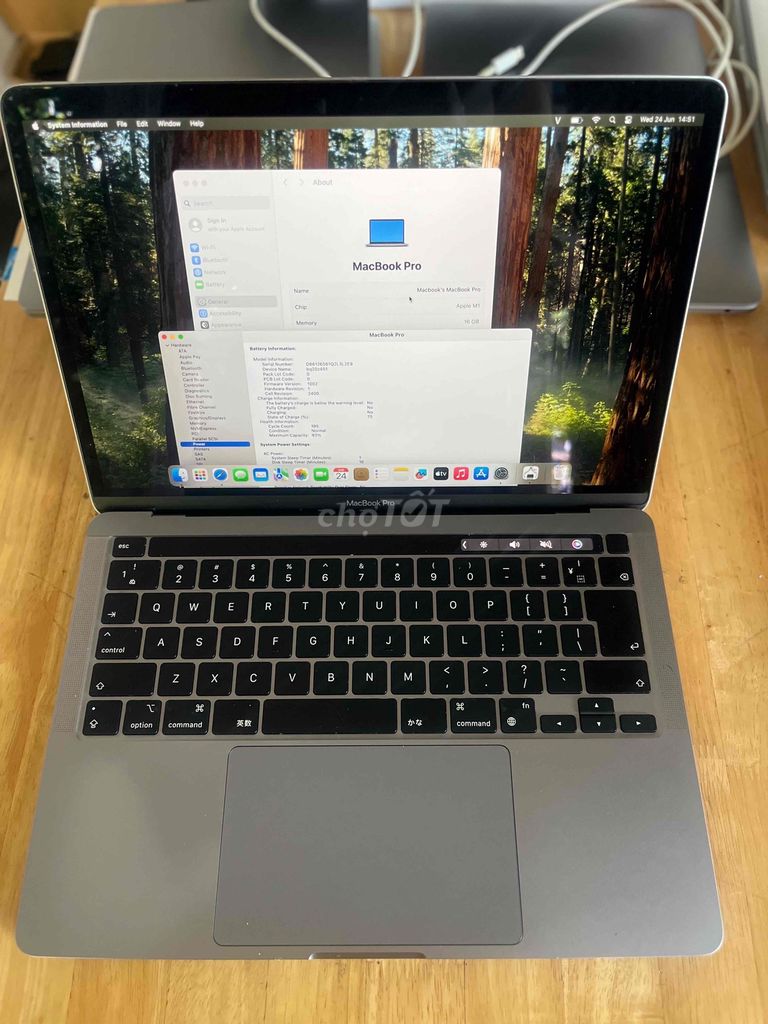 MacBook Pro M1 Ram 16GB Ssd 256GB. Mua bán Laptop tại Quận Sơn Trà Đà Nẵng được đăng bởi BƠ BƯ Macbook Cũ hình 1