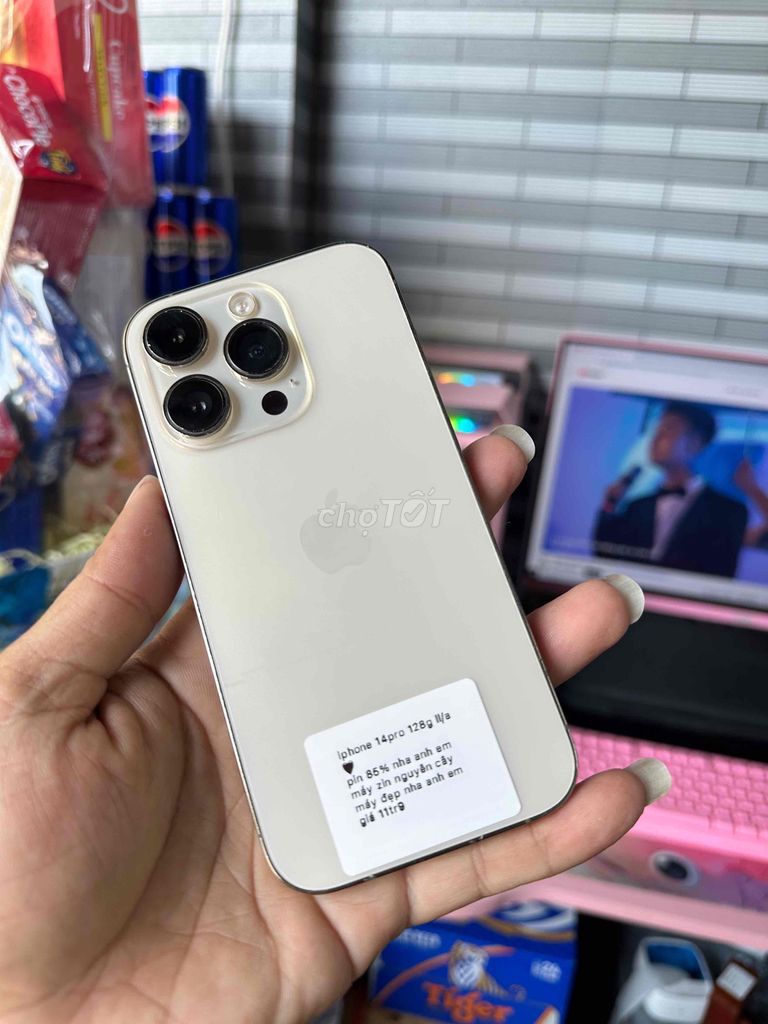 Apple iPhone 14 Pro 128GB Trắng. Mua bán Điện thoại tại Huyện Củ Chi Tp Hồ Chí Minh được đăng bởi HuỳnhLâm Bổn hình 1