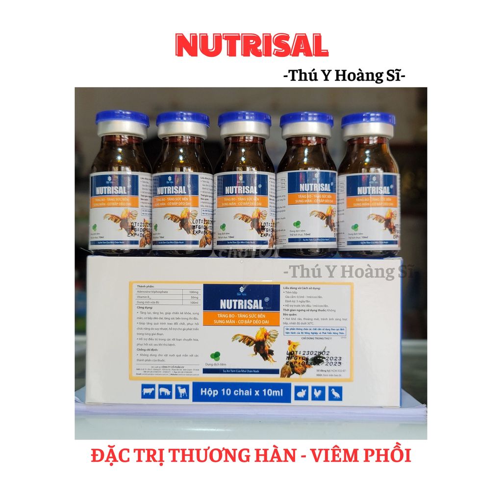 Nutrisal tăng lực dành cho chiến kê