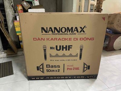 Loa Nanomax Pro-218i Bass Đôi 50cm 3050W mới 100%. Mua bán Tivi, Âm thanh tại Quận 8 Tp Hồ Chí Minh được đăng bởi Tân
