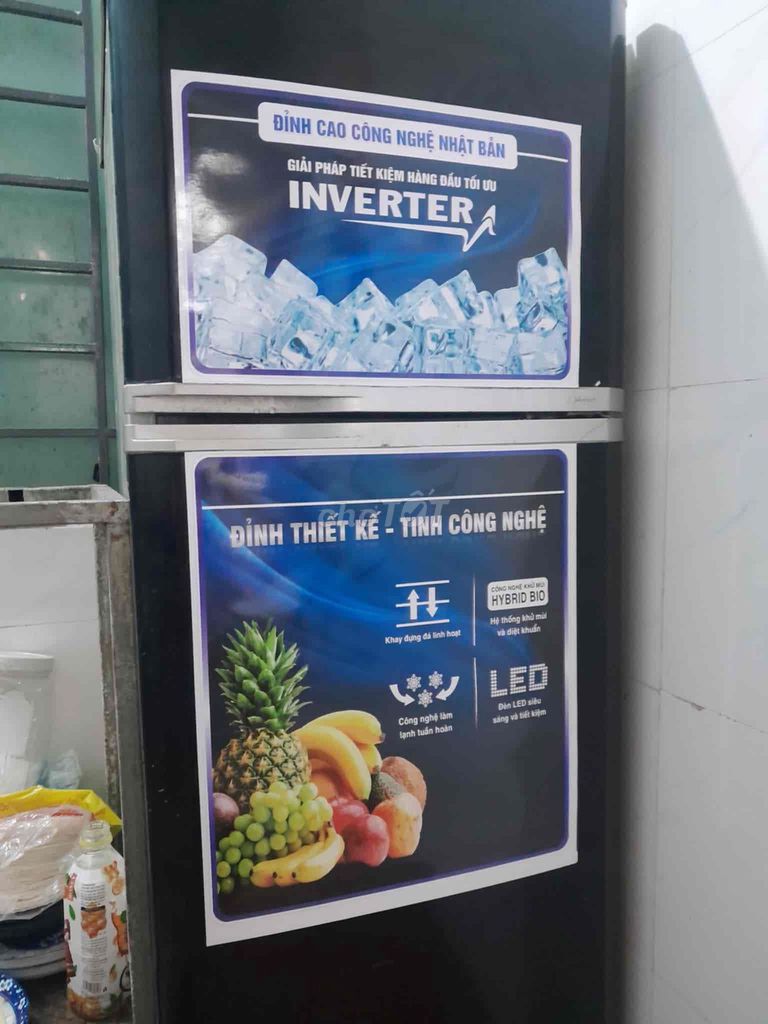 Tủ lạnh Inverter Đen. Mua bán Tủ lạnh tại Quận Cẩm Lệ Đà Nẵng được đăng bởi Nha Pro hình 1