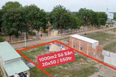 KẸT VỐN BÁN 1000m2 NGANG 20x50 giá 550tr