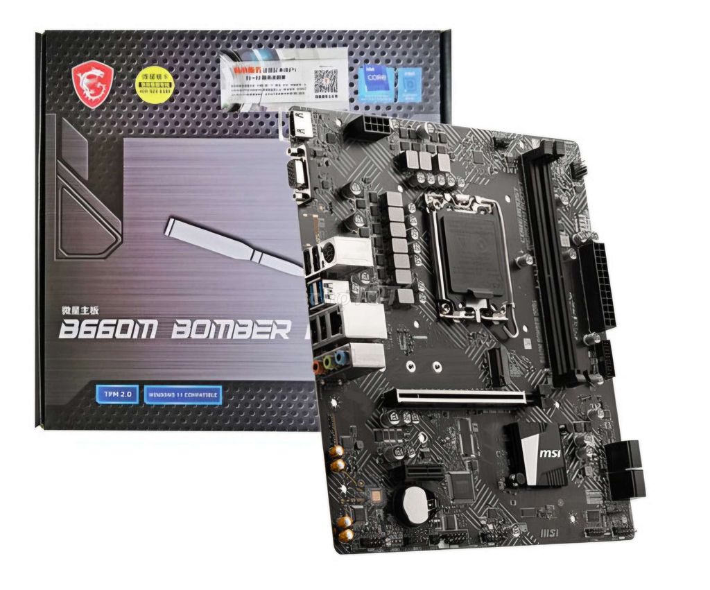 Bo mạch chủ MSI H610M BOMBER DDR4. Mua bán Linh kiện (RAM, Card...) tại Huyện Quế Võ Bắc Ninh được đăng bởi Nguyễn Đức Dương hình 1