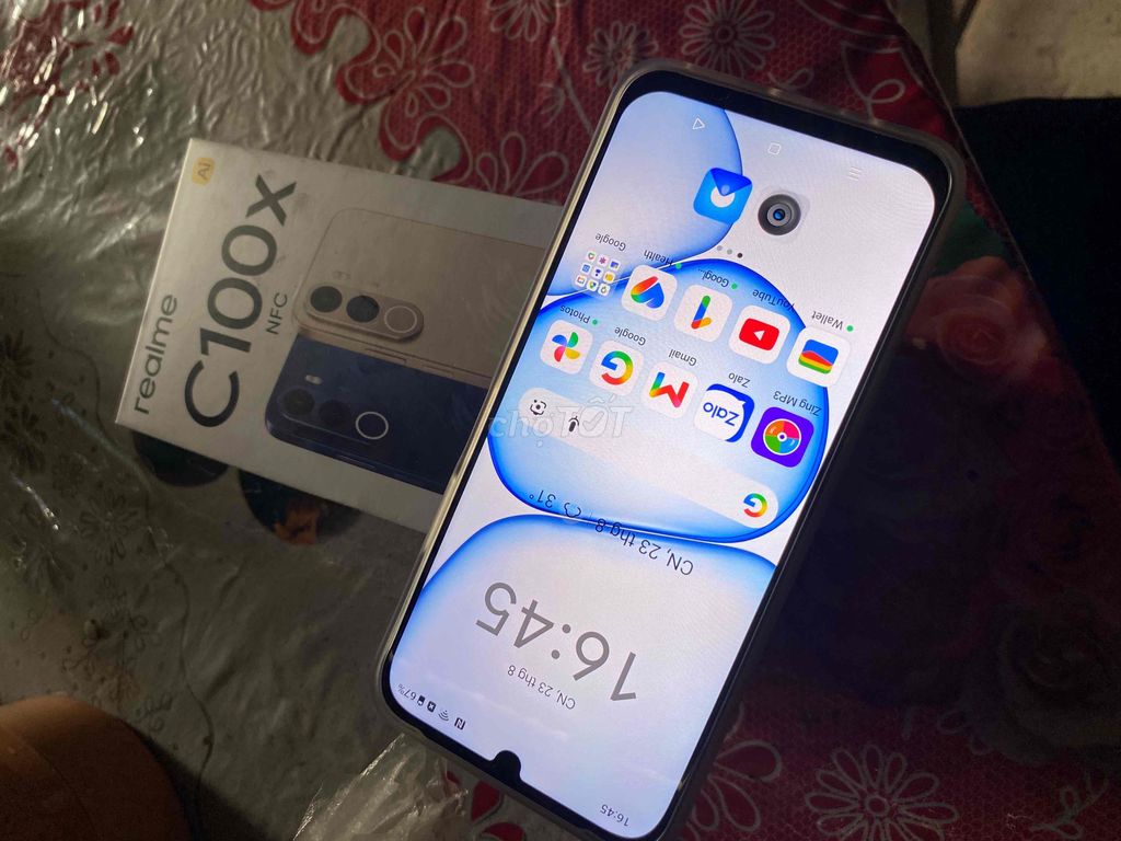 Realme C100x mới mua 18 ngày bán hoặc gl. Mua bán Điện thoại tại Thành phố Trà Vinh Trà Vinh được đăng bởi Giao Lưu Dễ Ẹc hình 1