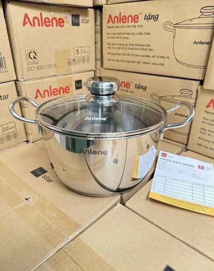 Nồi Fivestar Anlene Inox 24cm. Mua bán Dụng cụ nhà bếp tại Thành phố Huế Thừa Thiên Huế được đăng bởi võ thị bích hà hình 1