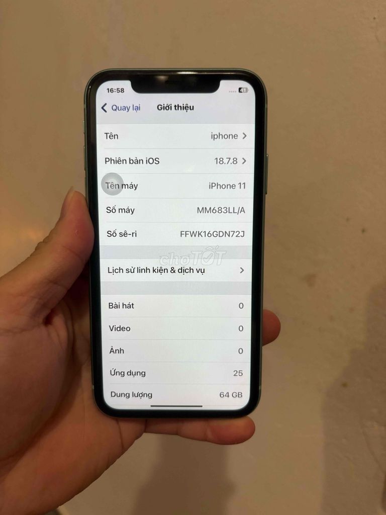 iPhone 11 64GB lock zin full. Mua bán Điện thoại tại Quận Nam Từ Liêm Hà Nội được đăng bởi sơn hình 1
