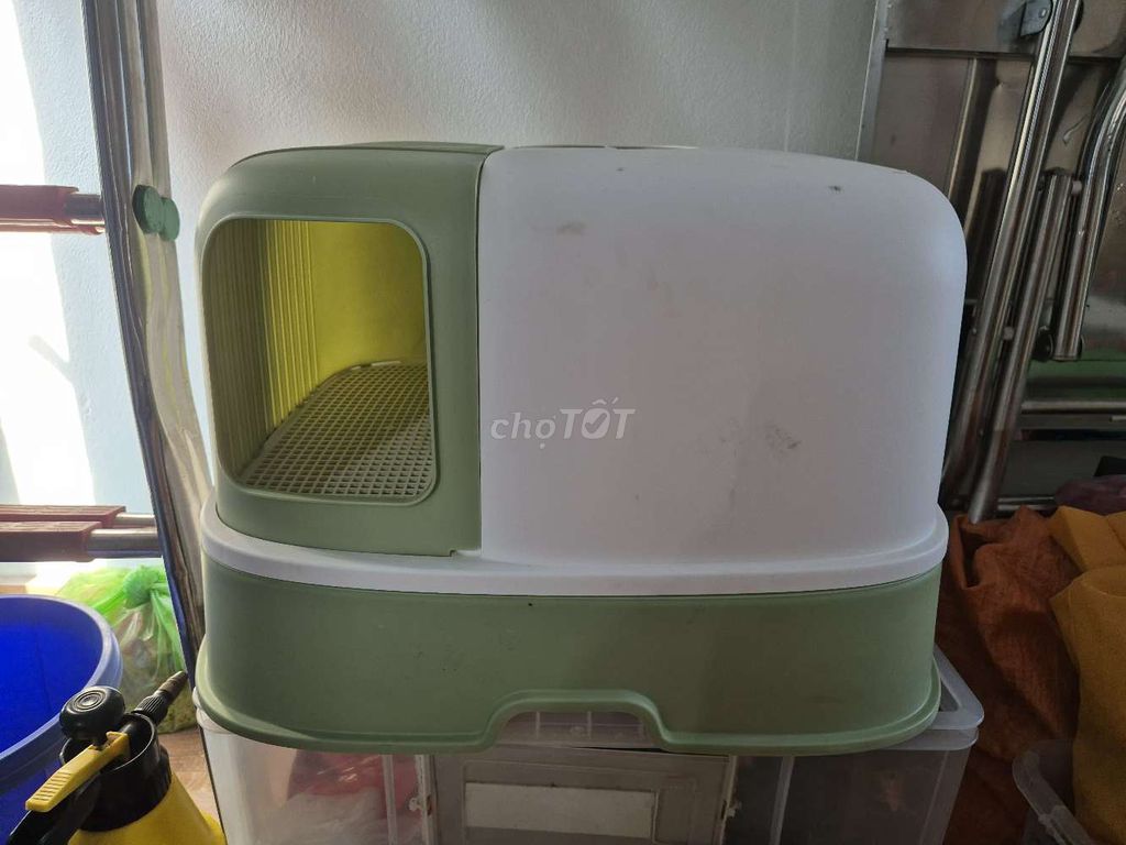 Hộp vệ sinh mèo nhựa đã qua sử dụng. Mua bán Phụ kiện, Thức ăn, Dịch vụ tại Huyện An Dương Hải Phòng được đăng bởi HoaiAnhDang hình 1
