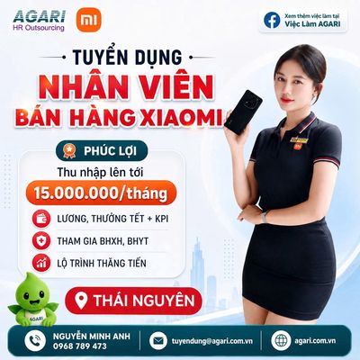 NVBH XIAOMI TẠI THÁI NGUYÊN