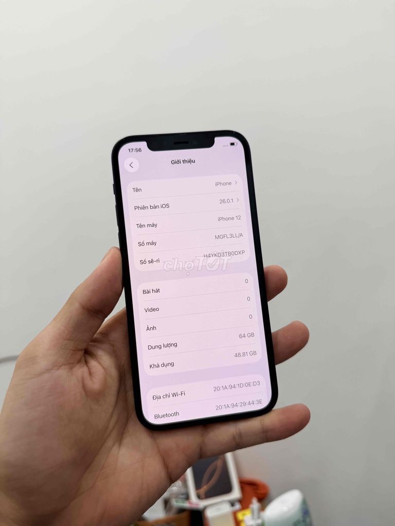 Apple iPhone 12 64GB Đen Đã sử dụng. Mua bán Điện thoại tại Quận Cầu Giấy Hà Nội được đăng bởi TicoSmartphone hình 1